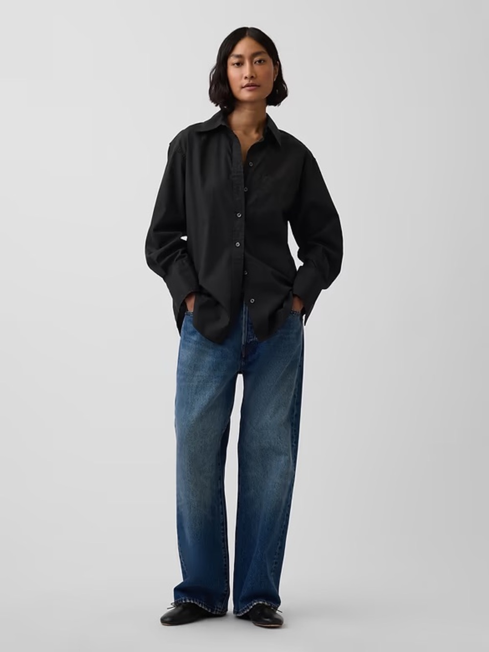GAP Organic Cotton Polin Big Shirt